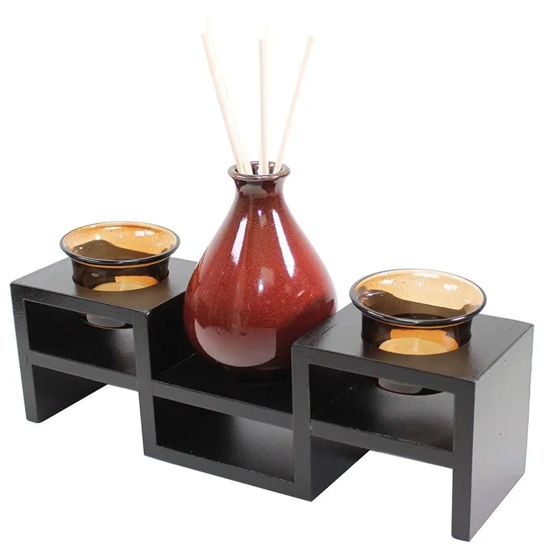 

Tabletop Tea light Candle & Incense Holder Home Decor Relaxing Gift