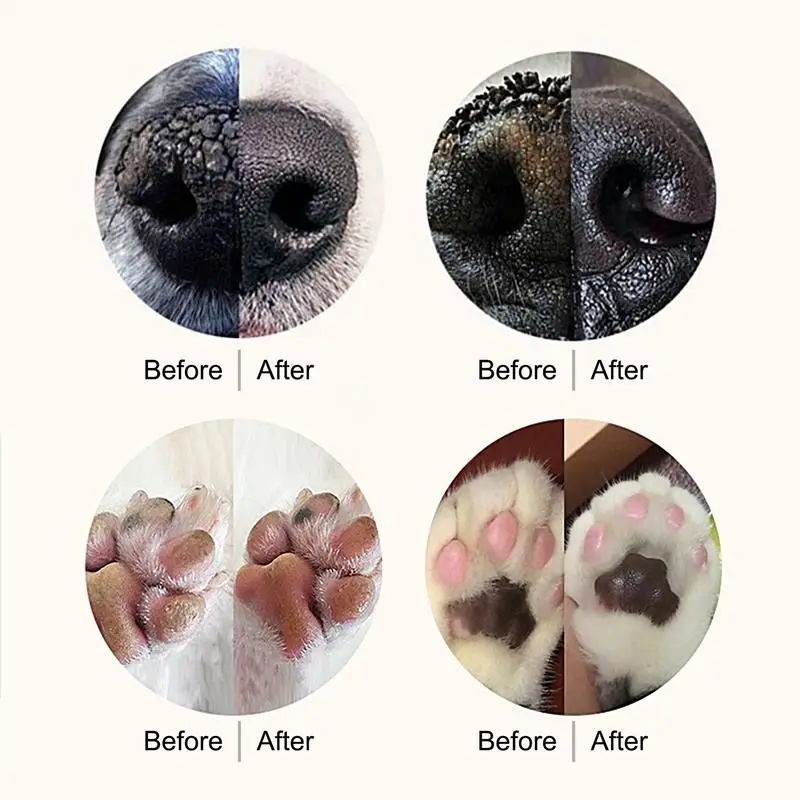 Бальзам для собак лап и носа 20 мл ног Кошачья лапа Увлажняющий крем