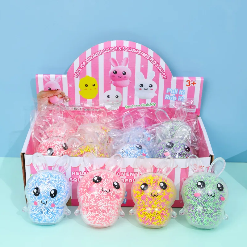 

Антистрессовые игрушки для детей и взрослых, светящийся милый кролик, оригинальный подарок для декомпрессии