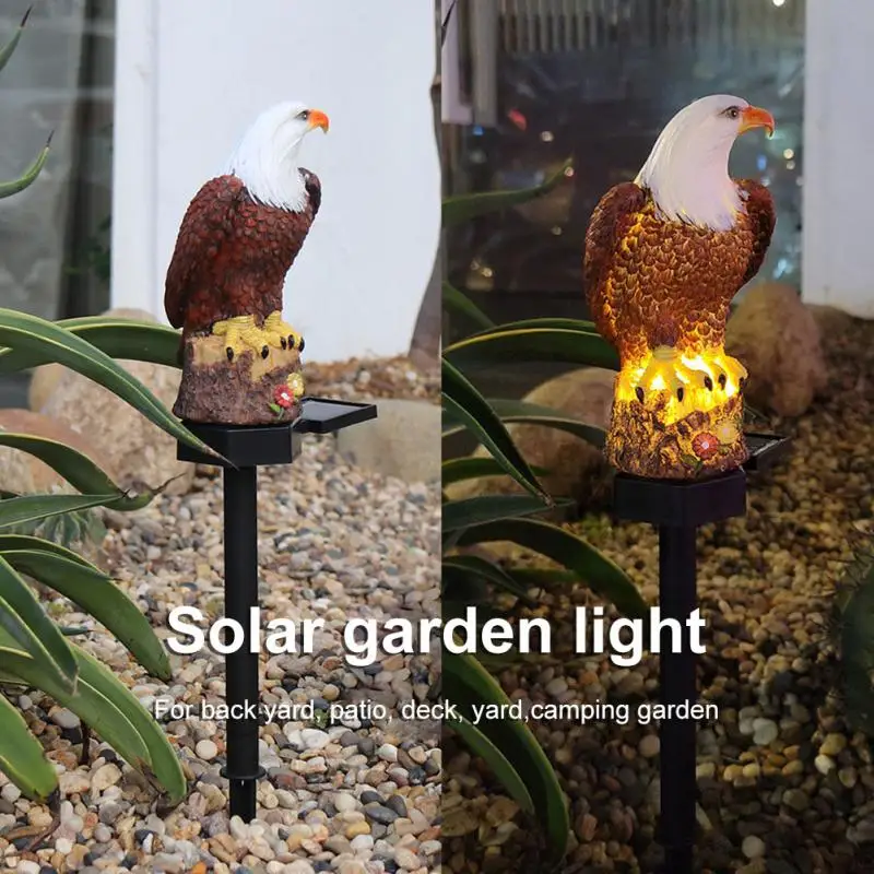 

Outdoor LED Solar Eagle Lamp Ground Plug Lawn Light Garden Waterproof Garden Lawn Lamp Decoration Light Garden Light Patio Lawn