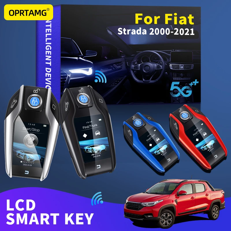

OPRTAMG For Fiat Strada 2000-2009 2010 2011 2012 2013 2014 2015 2016 2017 2018 2019 2020 2021 Modified LCD screen smart car key