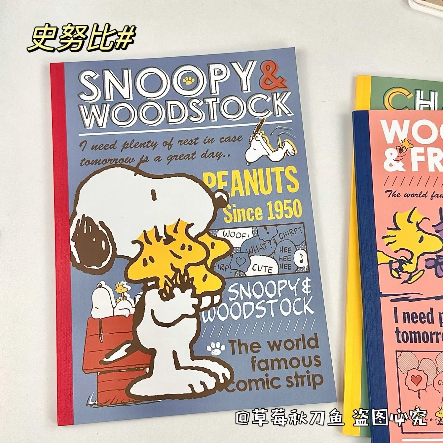 

Тетрадь B5 Snoopy Woodstock с милым мультяшным рисунком, утолщенный блокнот для записей, студенческие принадлежности для обучения, корейские школьные принадлежности, подарки