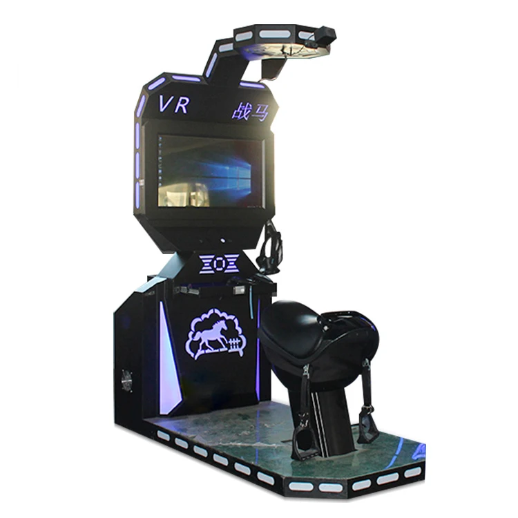 Фото Игровой VR-автомат 9D: Симулятор верховой езды и стрельбы №3