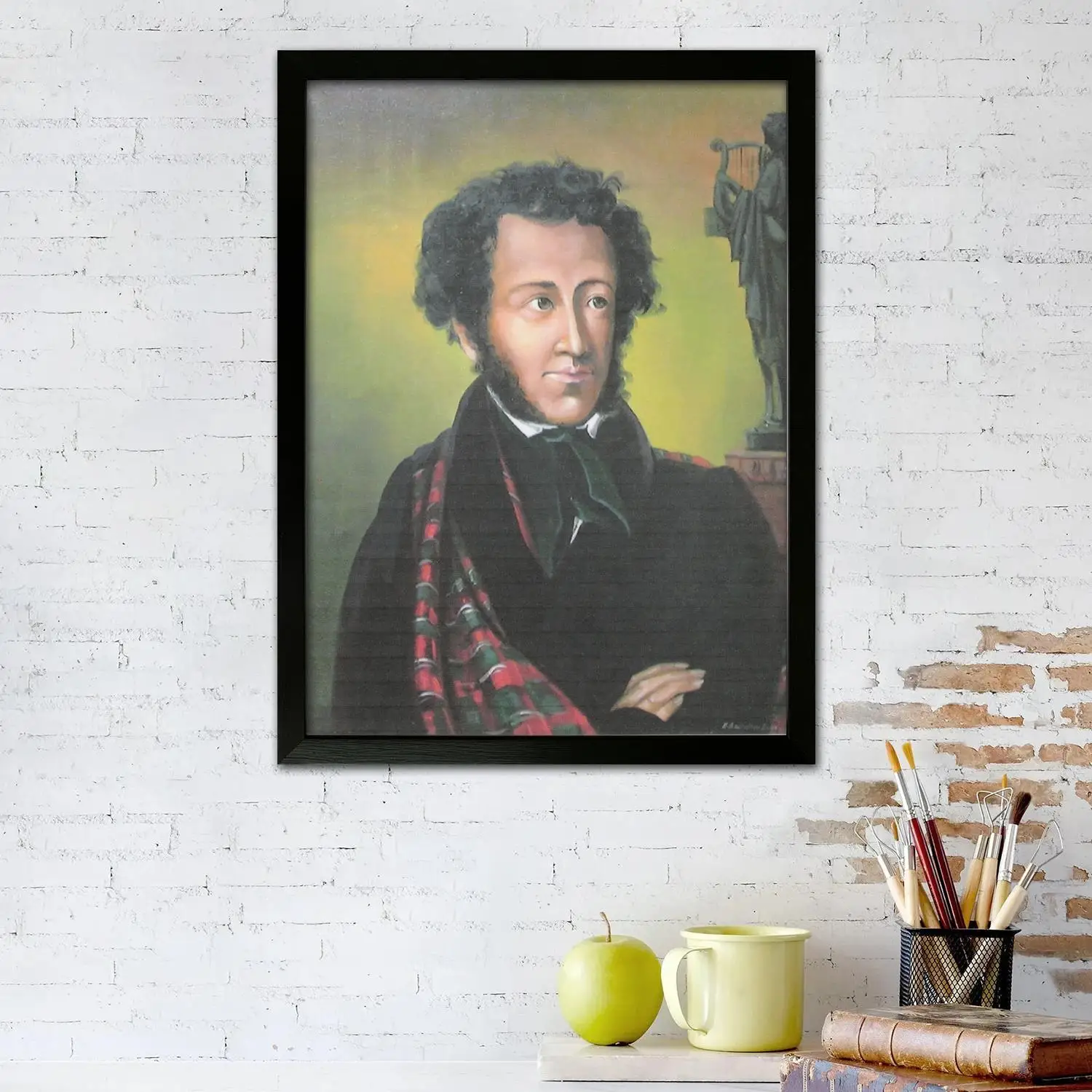 Художественный постер Александра Пушкина на холсте