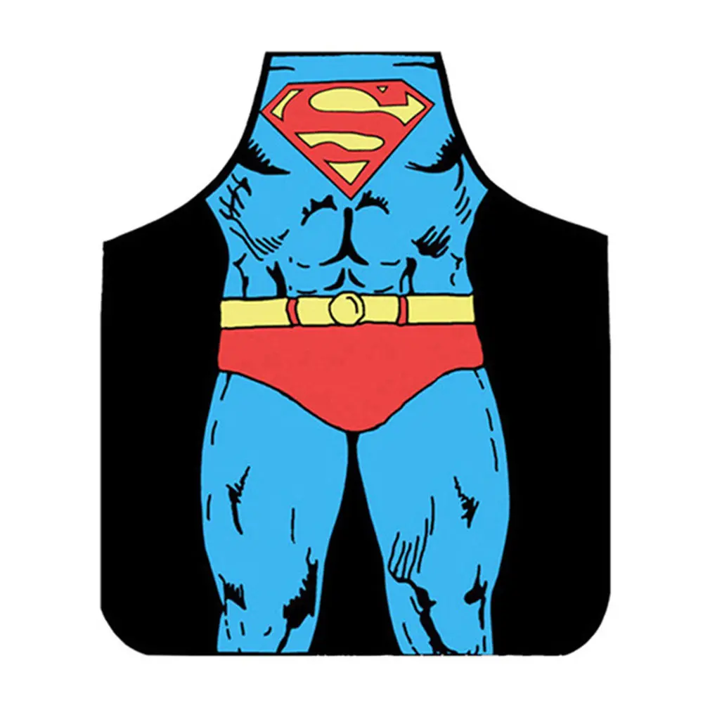 Женский сексуальный фартук для кухни искусственный хлопок супер герой мужские