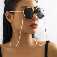 7 colors bohemian mask strap beaded glasses chains for women sunglasses cords casual lanyard eyewear masks anti slip strap rope