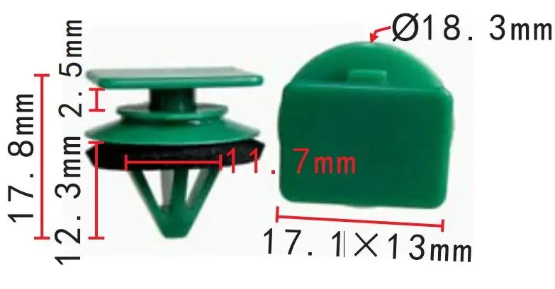 Shhworldsea автозажим крепеж рокерная панель зажим для крыла Mazda D10E-51-SJ3