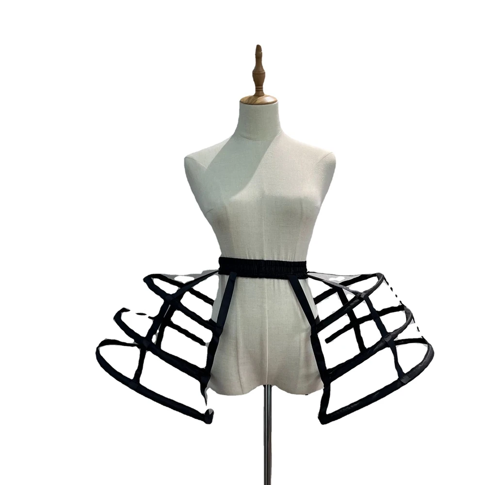 

Hoops Bustle Skirt for Victorian Dress Fish Bone Crinoline Petticoat