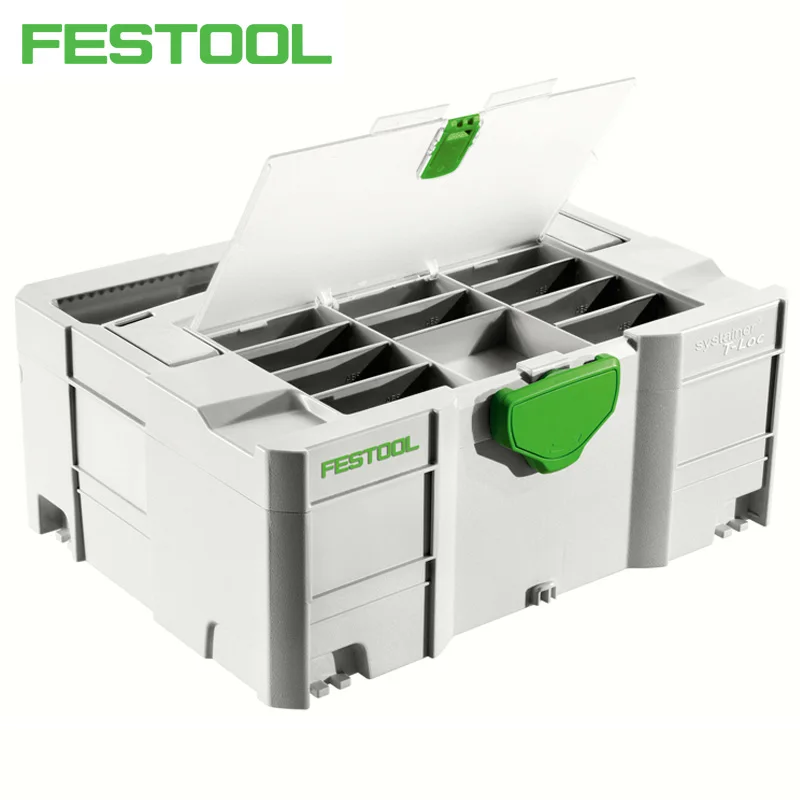 FESTOOL 497851 T-LOC Systainer SYS 1 Storage Box with Lid Tools Accessory Case