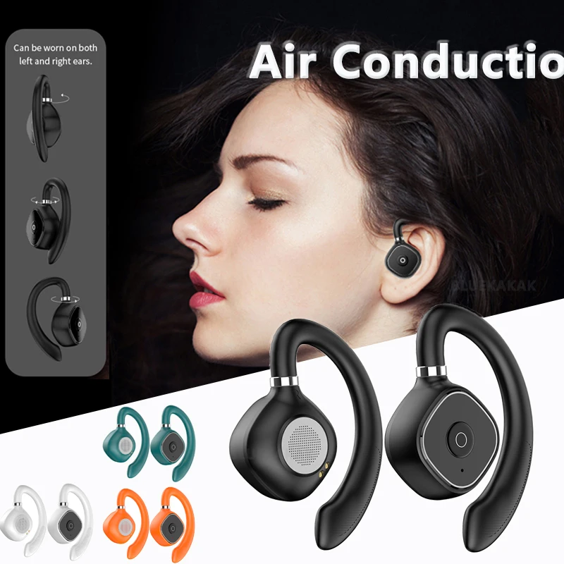

DISOUR 2023 NEW Painless Wear Wireless Earphones 15 Hours Music Time Stereo HiFi Bass Sport Headphones Noise Reduction Headset