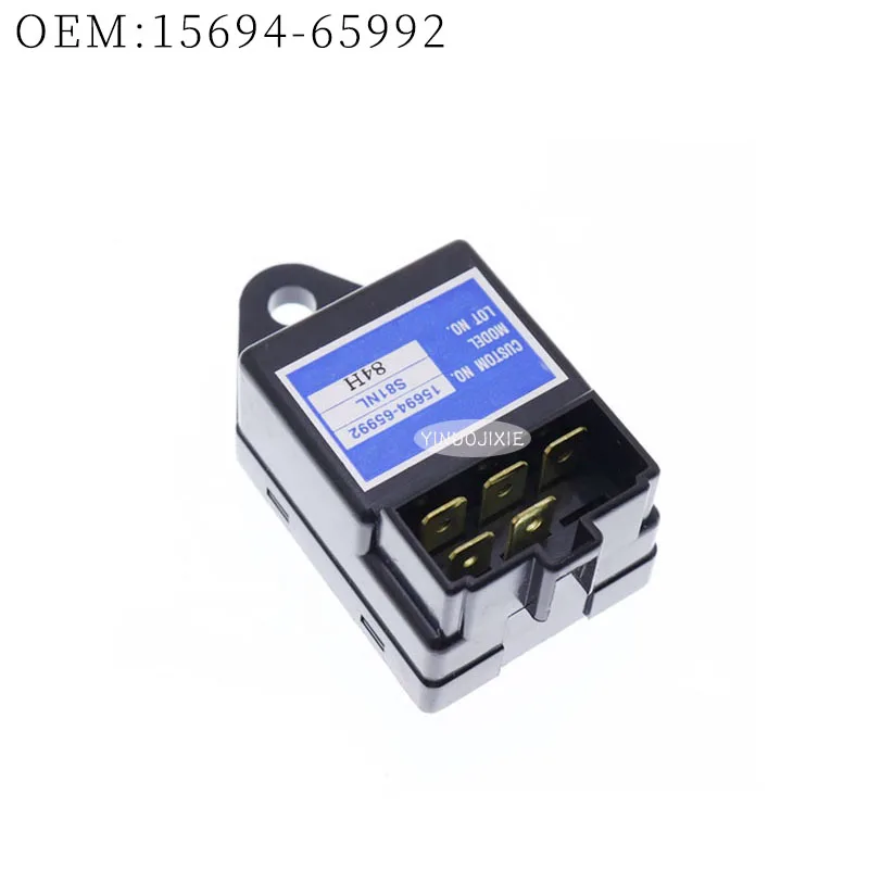 

Suitable for excavator Kubota V1903E/V3600/V2403ME/V3600TE/V3300E D1703/D1503/D1403 engine timer relay OE：15694-65992/1569465992