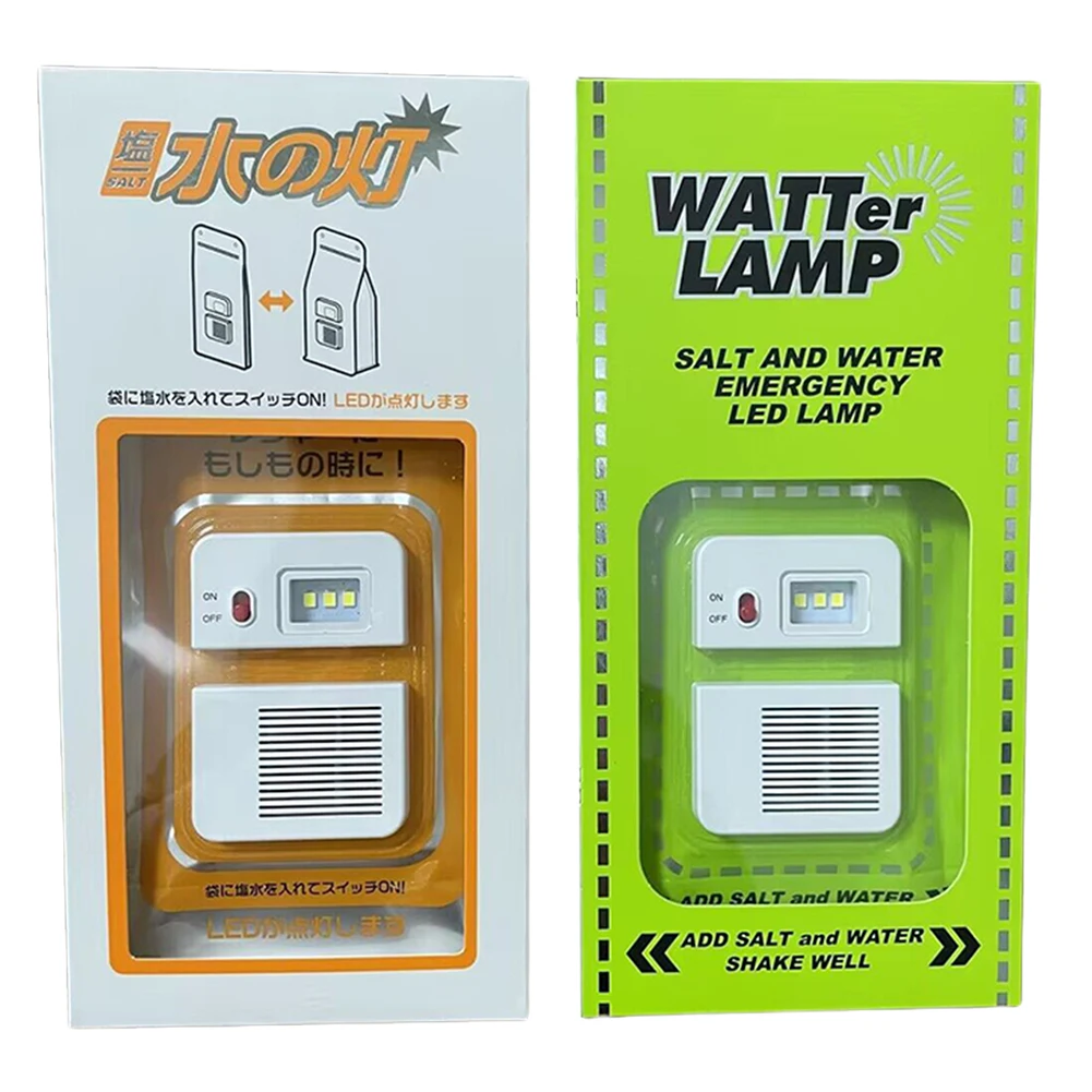 

LED Outdoor Camping Lamp Waterproof Portable Salt Water Lights Reusable Travel Supplies for Night Fishing Equipment