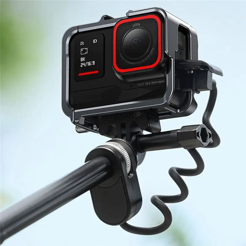 Фото Клетка для камеры FFYY-TELESIN для Shadowstone Insta 360 ACE PRO, вертикальная быстросъемная защитная рамка, аксессуар №3
