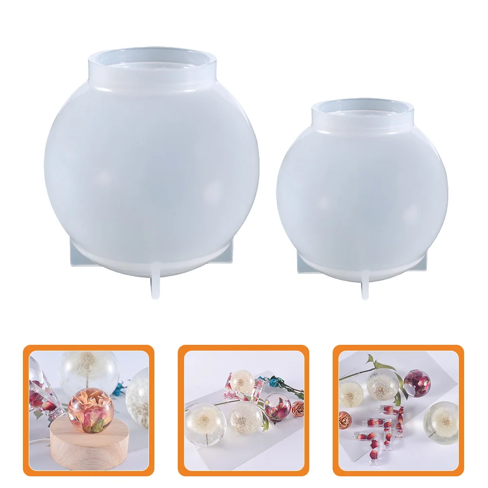 

Mold Crystal Sphere Resin Maker Silicone Faceted Global Clear Mould Soap Homemade Molds Casting Roundwax Epoxy