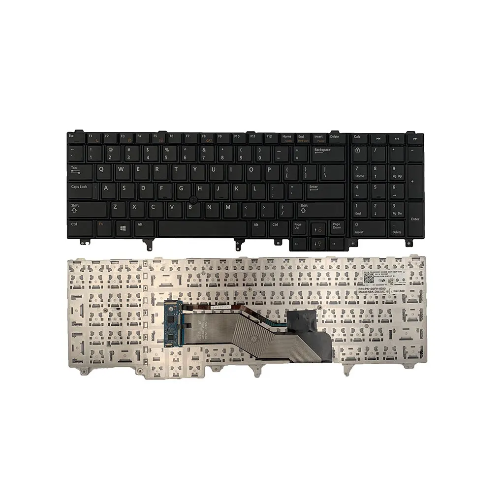 

Клавиатура для ноутбука, профессиональная деталь для набора текста, универсальные запасные части для ввода, сменная клавиатура с американской раскладкой для E6520