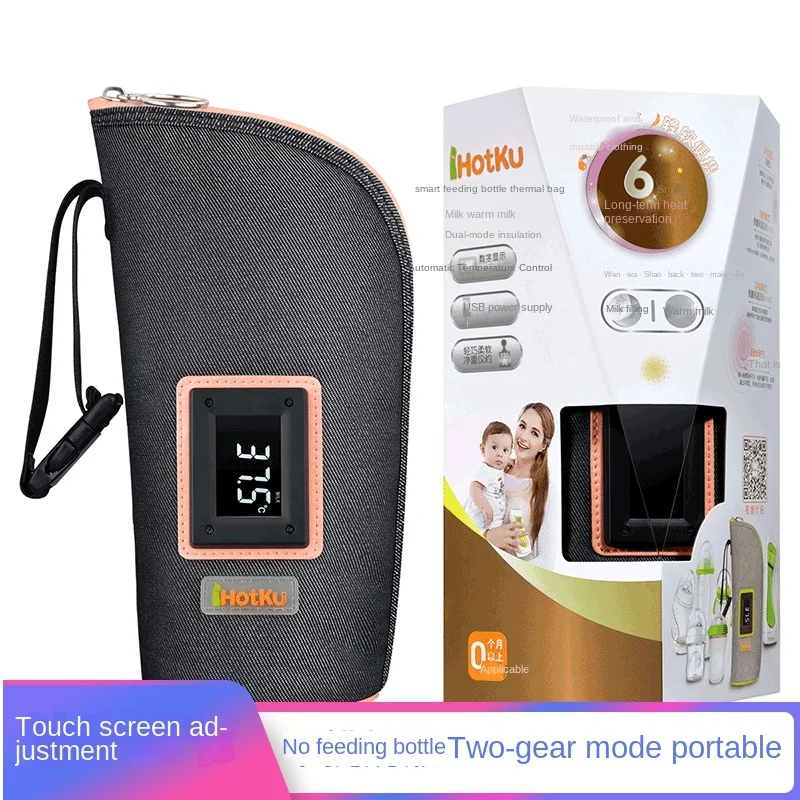 

Insulation Cover Universal Milk Warmer Night Milk Artifact Thermostat Portable Heating Thermal Bag Go out in Winter