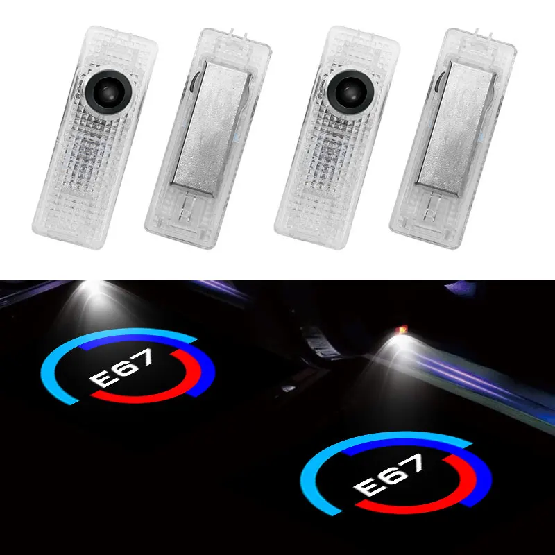 

Car Welcome Light For BMW 7 Series E67 Model Logo Auto Welcome Lamp Door Wireless Ghost Shadow Lamp Laser HD Projector