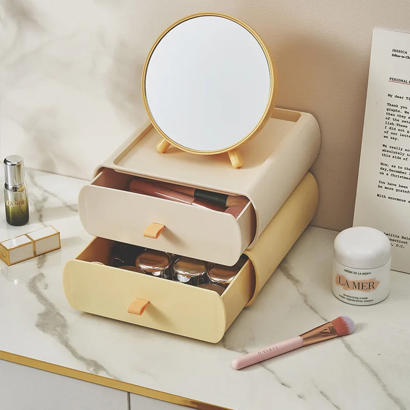 

Ins Drawer Storage Box Mask Storage Box Cosmetics Storage Box Table Top Dust Storage Cabinet Office Stationery Organizer Box