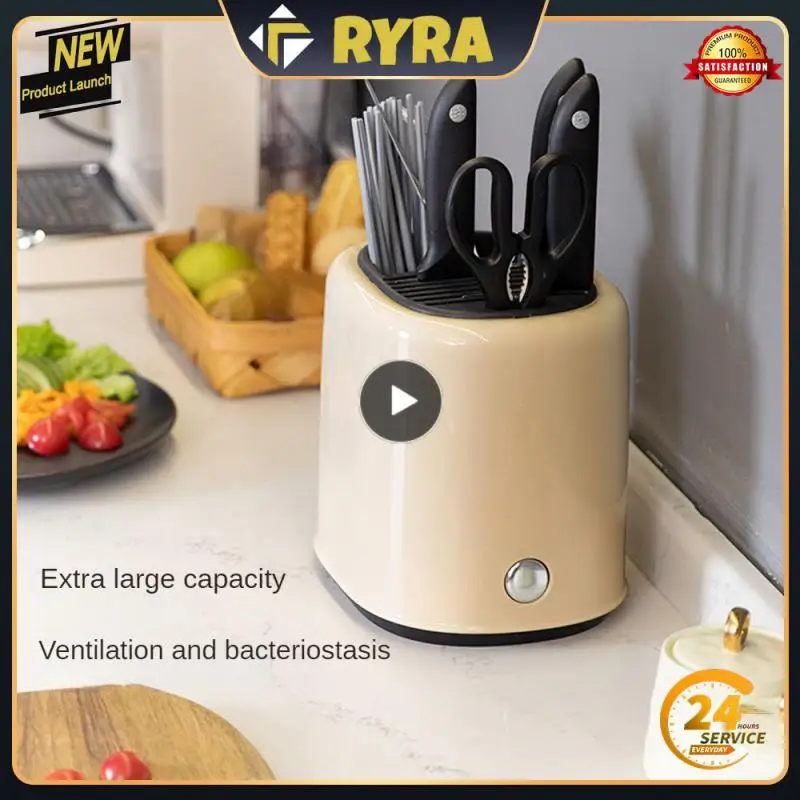 

Classified Utensil Stand Knife Holder Multi-function Large Storage Cutlery Organizer Kitchen Racks Drainage Chopsticks Cage