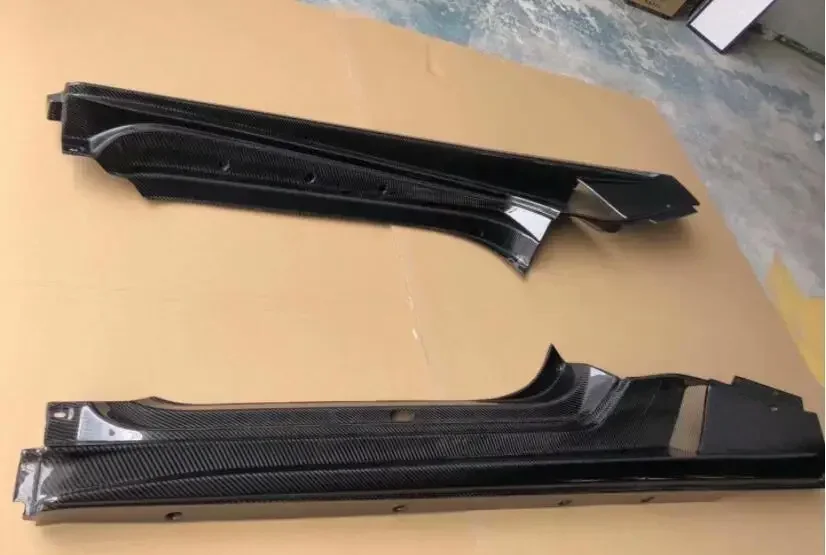 Юбки для тела Lamborghini Huracan LP580 LP610 2014-2020 комплект боковых юбок крышка губ углеродное