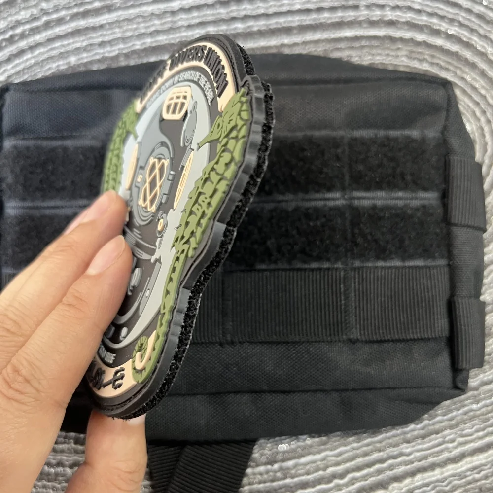 Нашивки Muff для одежды из ПВХ с крючком и петлей тактические наклейки на рюкзак