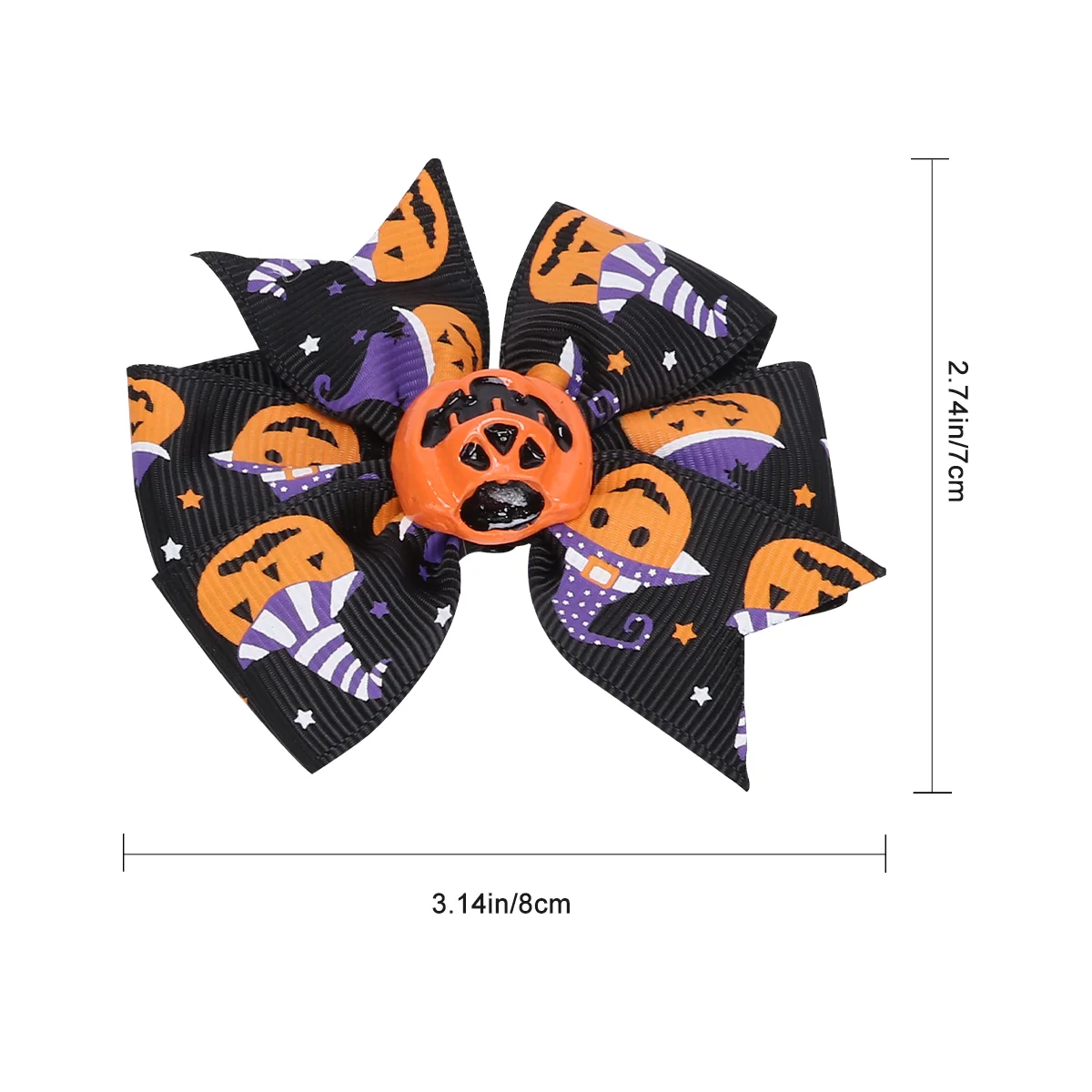 

Заколка для волос на Хэллоуин, мини-заколки, Декор, бант, тыква, паук, призрак, Утконос, Аллигатор, головной убор, аксессуары, шпильки для воло...