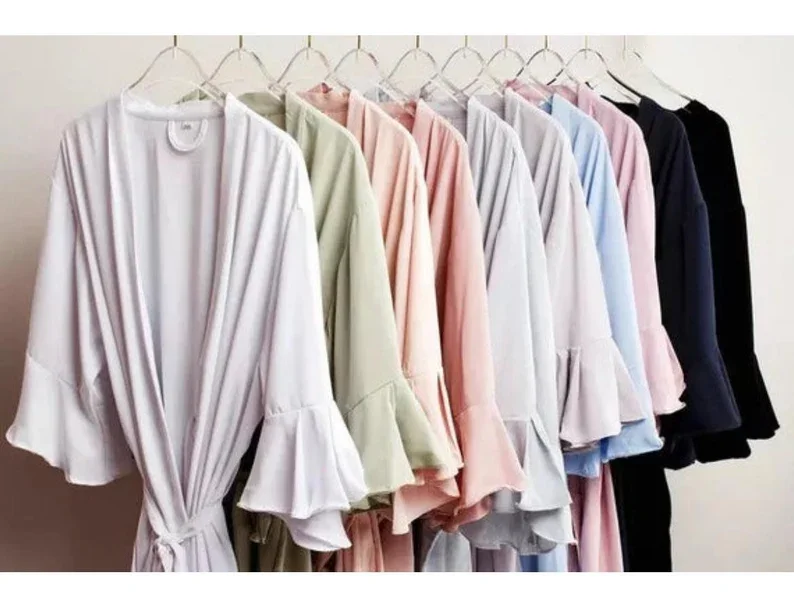 Развевающиеся халаты с оборками идеальные для реальных подарков новинка