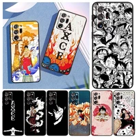 cool anime one piece for samsung note 20 ultra 10 pro lite 9 8 f52 f42 f22 m21 m60s m62 m31 m12 m32 black phone case capa