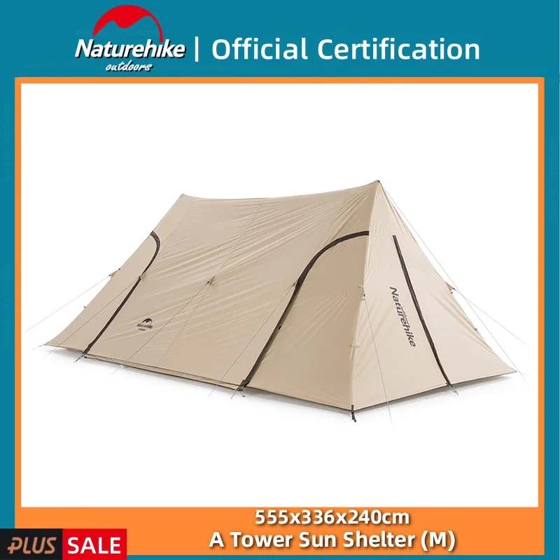 

Naturehike 5-8 Person Canopy Tent 150D Oxford Cloth Outdoor Camping Travel Large Space Rainproof UV Proof Tent with Open Theater