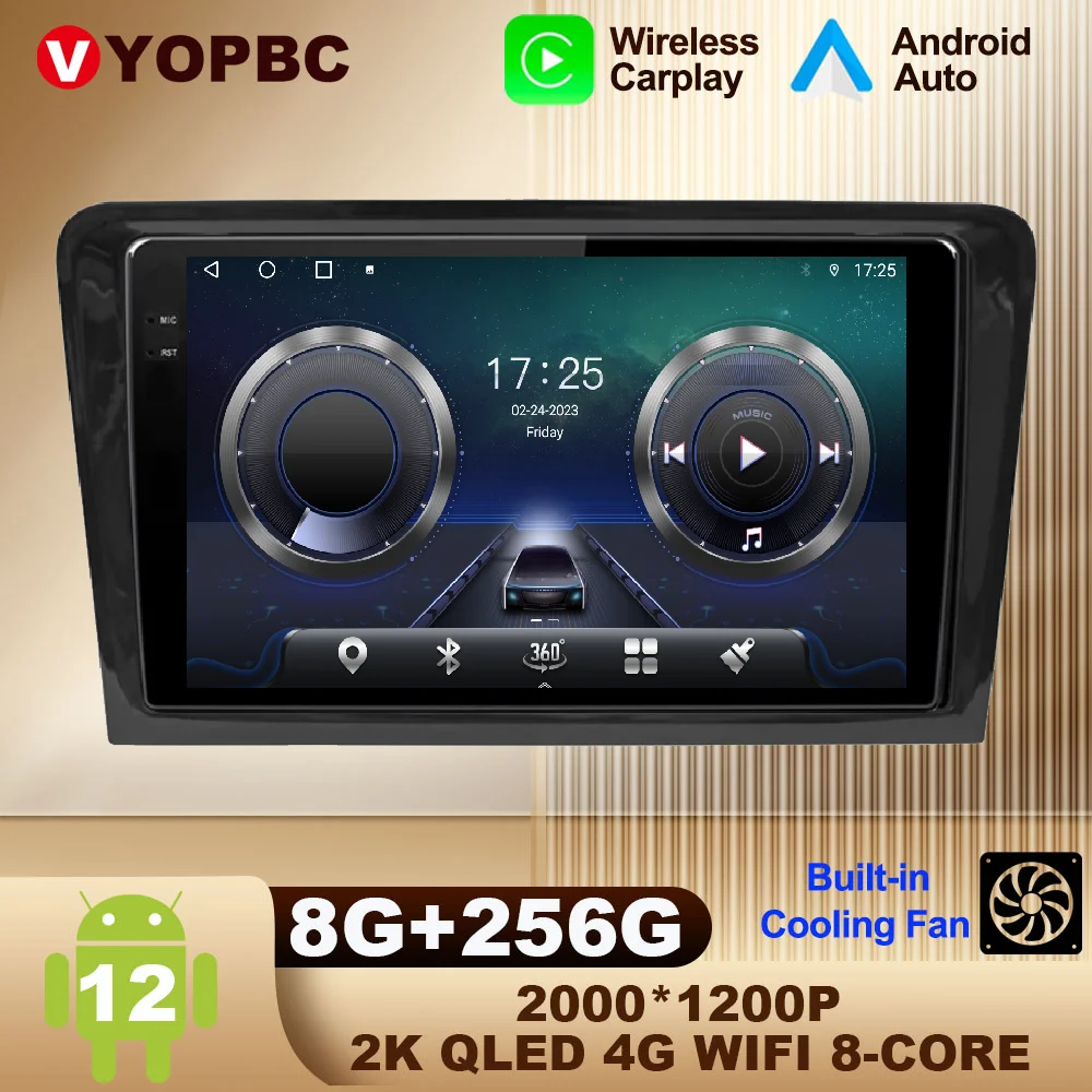 

Android 12 For VW Volkswagen Bora 2013 - 2015 Car Radio SWC Autoradio BT Wireless Carplay Auto Stereo Multimedia Navigation GPS