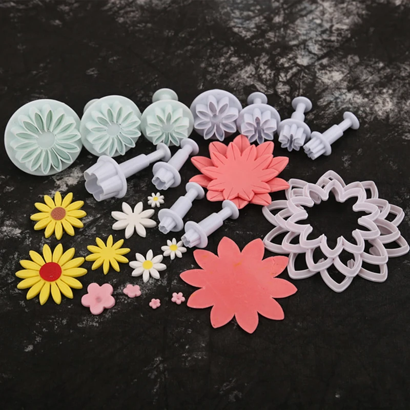 

Wedding Flower Plum Blossom Daisy Cookie Cutter Mould Biscuit 3D Cake Chocolate Baking DIY Decoration Kitchen Tools Accessories