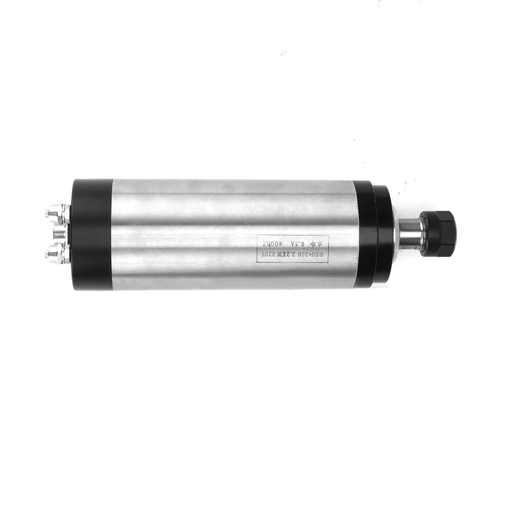 2.2KW 80 мм ER20 ЧПУ шпиндель мотор 24000 об/мин 220v AC шпинделя 4 подшипника машины водяного