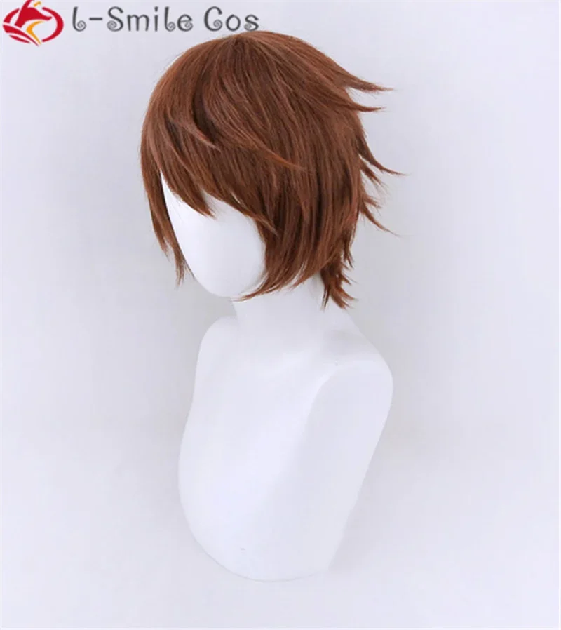 Аниме Death Note Yagami Light Cos парик короткие коричневые термостойкие волосы Pelucas косплей
