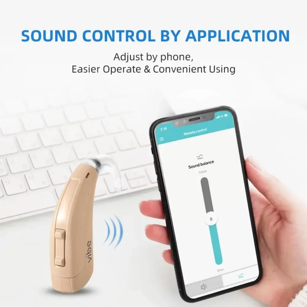 Слуховые аппараты Vibe 120 дБ мощный слуховой аппарат для глухости цифровой