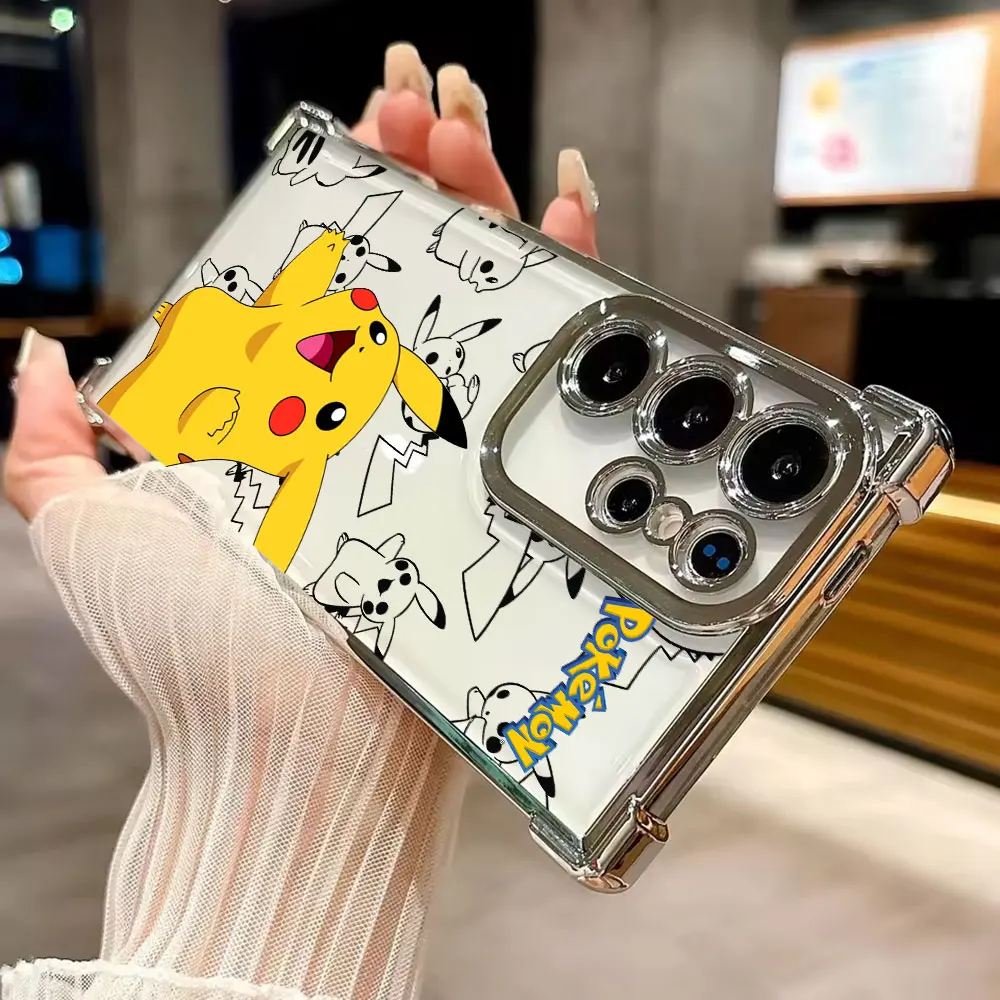 Фото Чехол с изображением мультяшных покемонов и пикачу для Samsung Galaxy S26 S25 Ultra S26Ultra S24 S23 S22 S21 Plus + S20 S26 FE 5G. №3