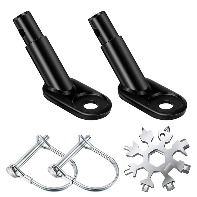 

Bicycle Trailer Coupling Bicycle Towing Hitch With Locking Pin For Baby Trailer Traction Head With Snowflake Tool