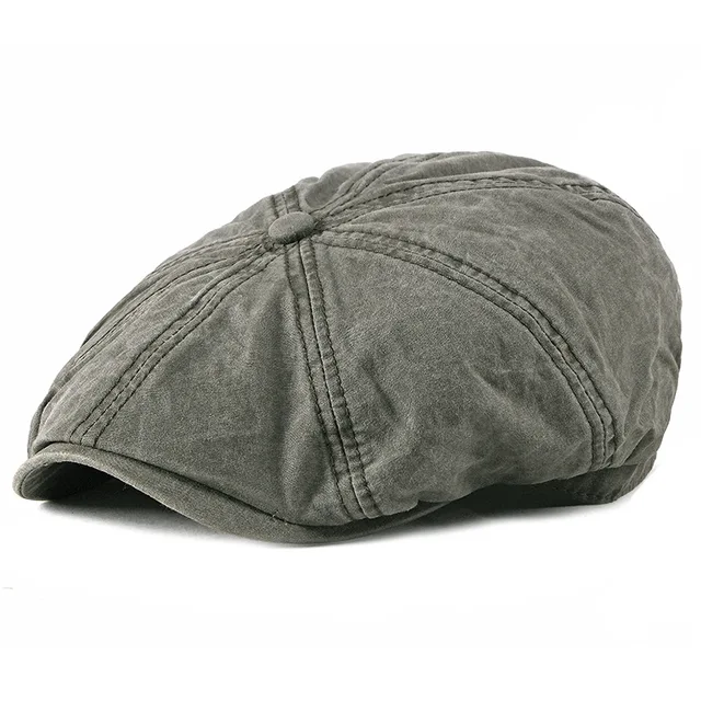 NEWSBOY Cap Men's Denim Cotton Hat 8 