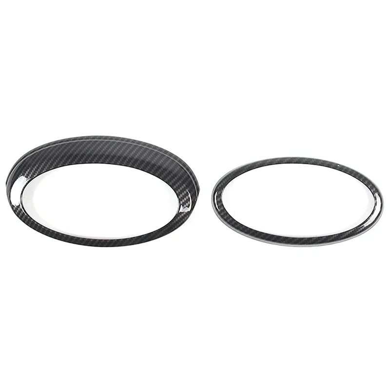 

Для Subaru Forester 2013-2018 ABS углеродное волокно с рисунком автомобиля передний и задний логотип декоративные кольца наклейки автомобильные аксессуары