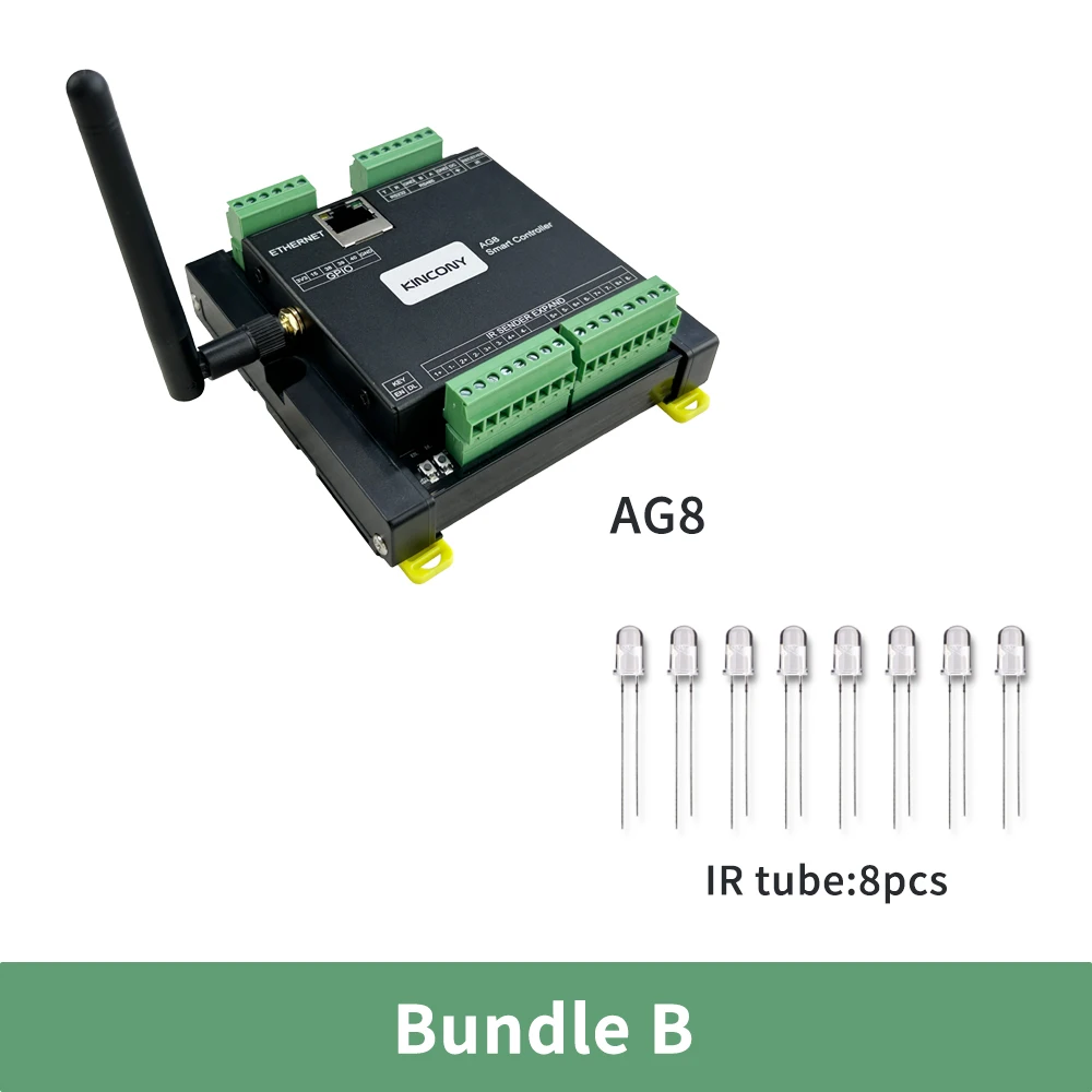

KinCony AG8 ESP32-S3 Умный ИК-контроллер