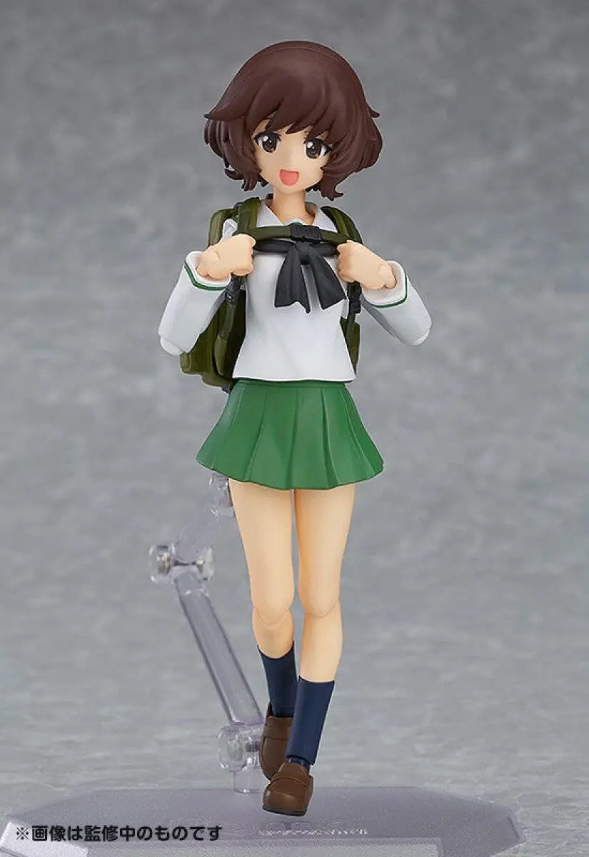 Фото Новая оригинальная фигурка GOOD SMILE Figma Yukari Akiyama из Girls und Panzer der Film, в наличии, модель в подарок №2