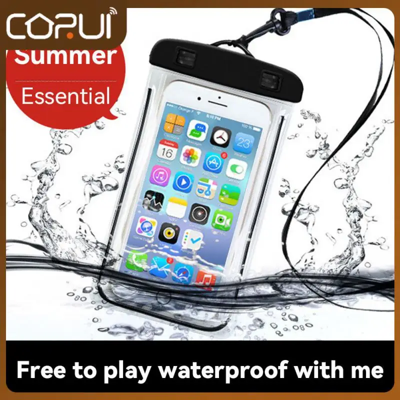 

Snow Proof Waterproof Bag Airbag Floating Suitable For Phones Smaller Than 6 Inches In Size Swimming Bag And Dustproof