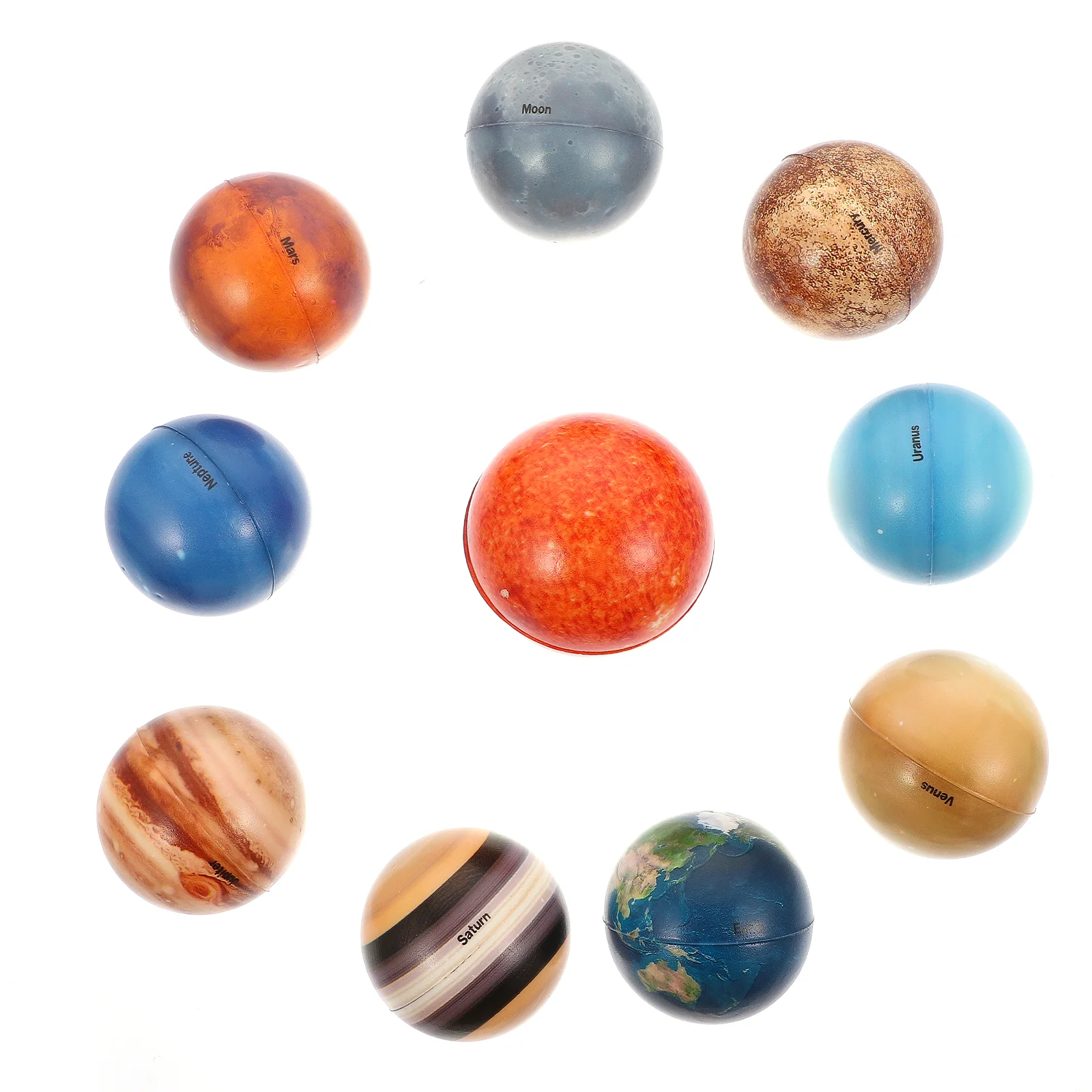 

10 Pcs Toys Planetary Ball Decompression Anti-stress Polyurethane Child