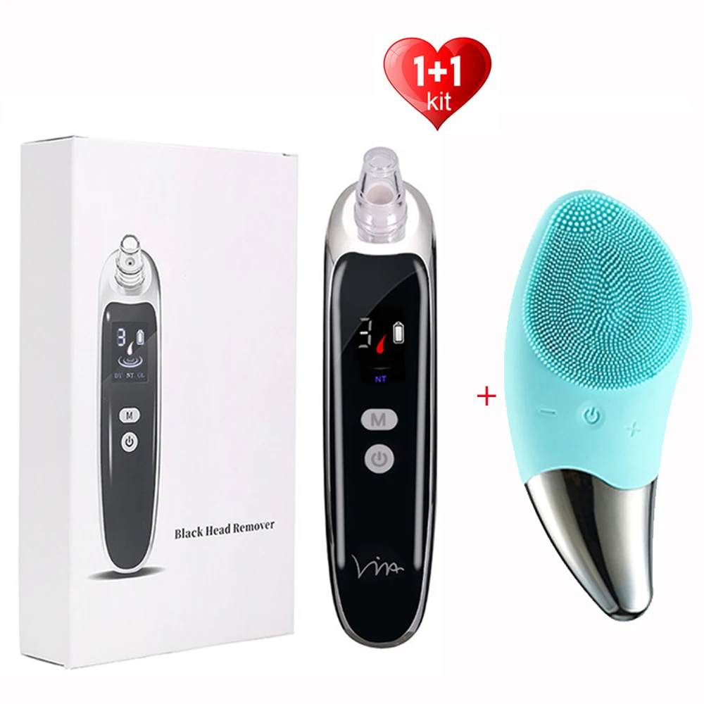 

Electric Acne Remover Point Noir Blackhead Vacuum Extractor Tool Black Spots Pore Cleaner Skin Care Face Deep Cleansing Machine