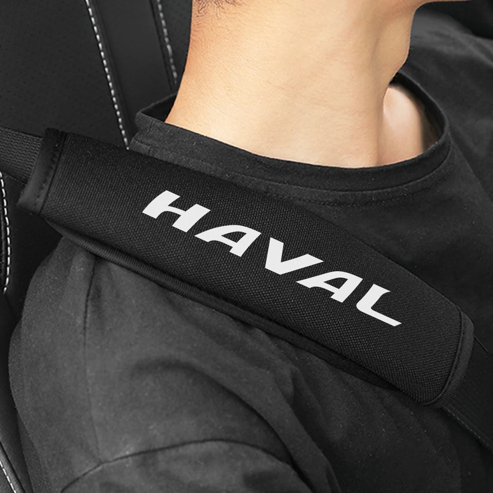 

2Pcs Auto Seat Belt Cover For Haval H6 H1 H2 H3 H9 M6 F7 F7X Jolion 2021 Car Breathable Safety Strap Shoulder For Adults Kids