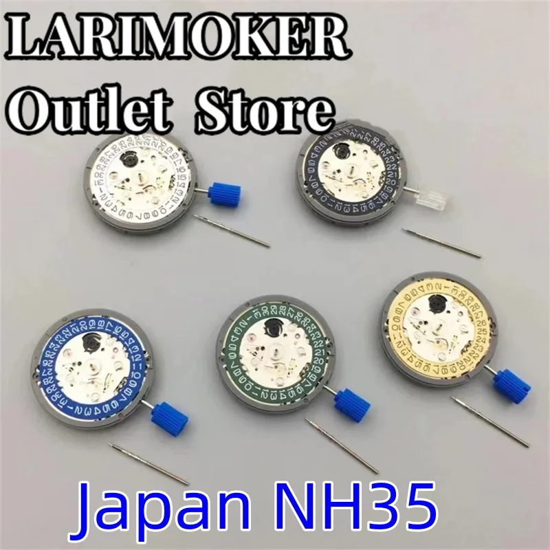 Япония NH35 Высокоточные механические автоматические часы Наручные белые черные