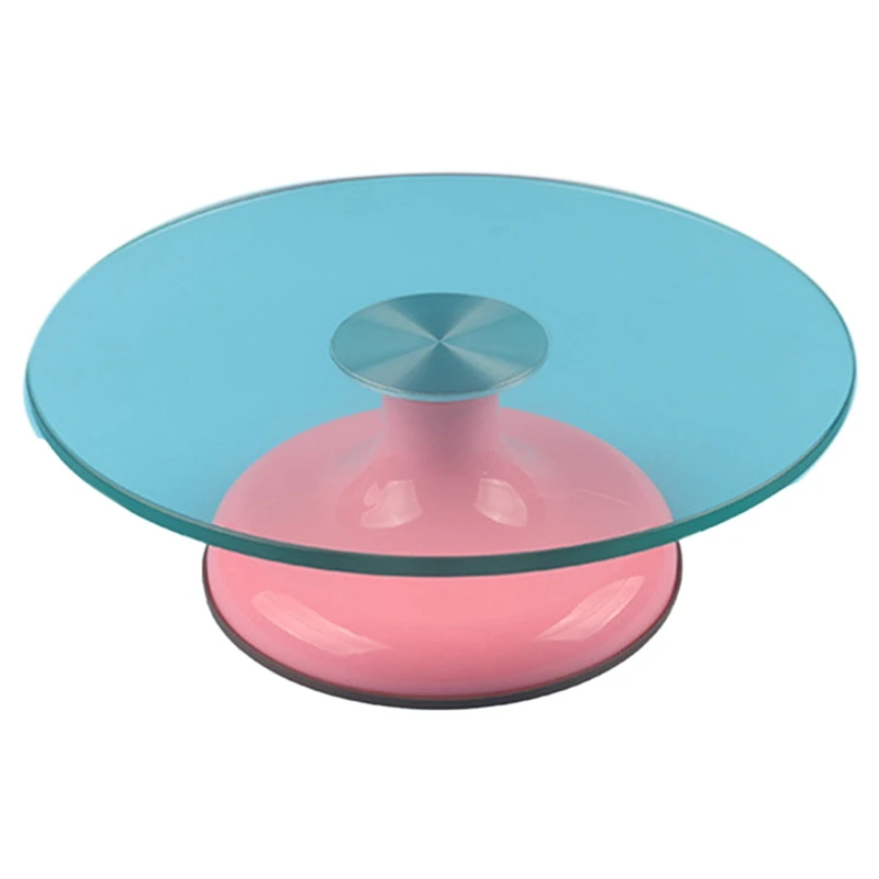 

12 Inch Glass Cake Turntable Mounting Table Cake Turntable Rotary Rack Rotary Baking Tool