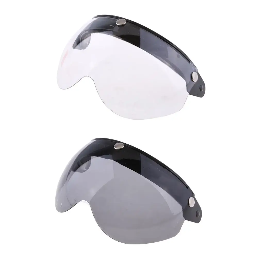 

Motorcycle Cycling Bike Sun Visor 3/4 Half Open +Grey