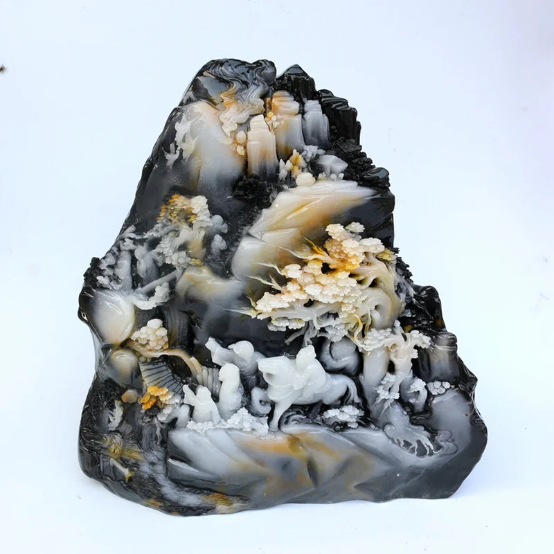 

Украшение, натуральный странный искусственный камень, имитация Shoushan, резьба по камню из натурального нефрита, нефрита, резьба по дереву