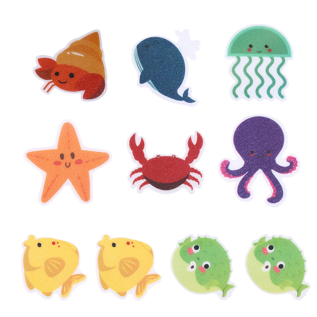 

10 Pcs Anti- Decals Bathtub Animal Stickers For Kids Stickers Bathroom Waterproof Adhesive