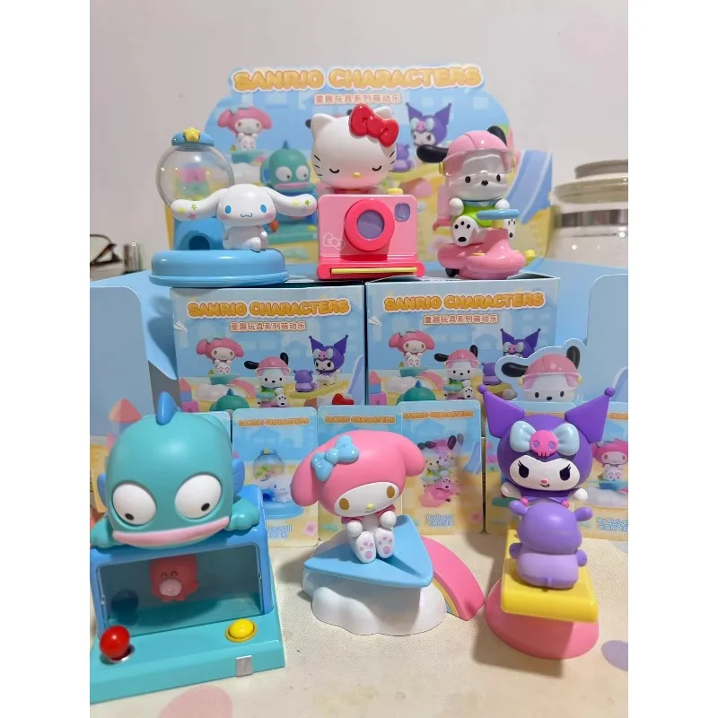 Фото Фигурки персонажей SANRIO: Пом Пом Пурин, Синаморолл, Почакко, Май Мелоди — детские игрушки в слепых коробках №2